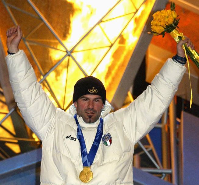 Olimpiade invernale di Salt Lake City 2002. Medaglia d’oro nel singolo (Epa)